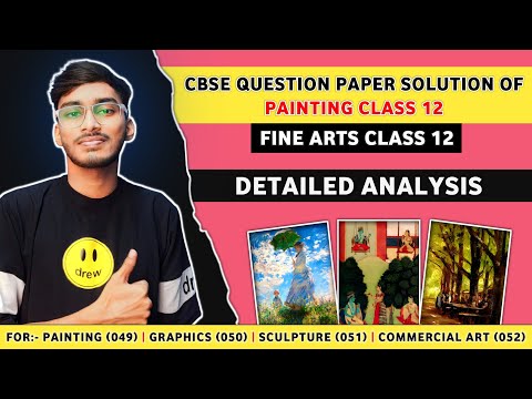 CBSE Question Paper Solution of Painting Class 12 