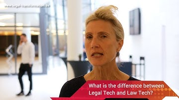The Difference between Legal and Law Tech | LTD18