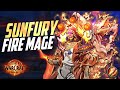Insane burst sunfury fire mage gameplay reveal  the war within