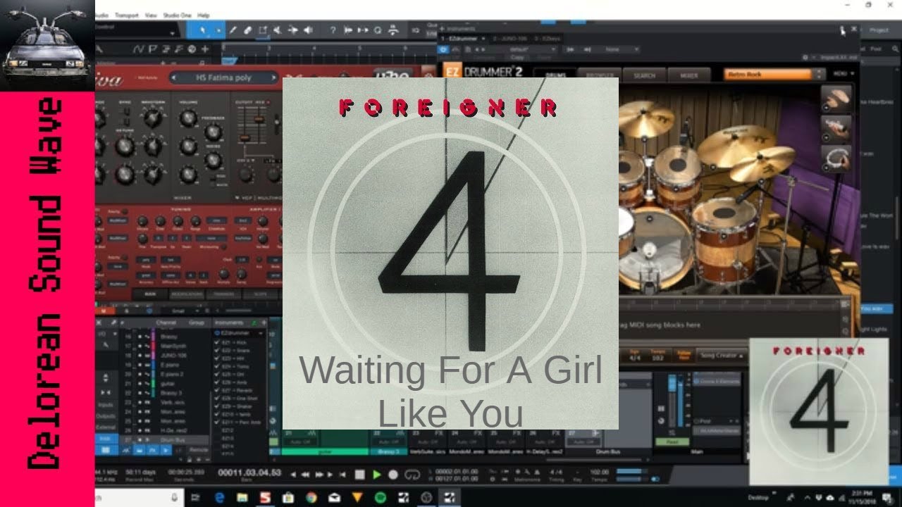 Waiting For A Girl like You - Full Production Cover (Instrumental)