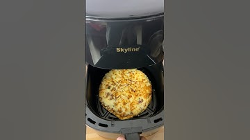 Tried pizza in Air Fryer #pizza #pizzalover za