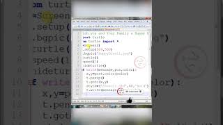 Happy Diwali Wish Using Python Turtle #shorts #pythonprogramming #diwali2022 #python #ytshorts #like