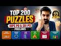 Top 200 Puzzles || SBI & IBPS PO PRE 2026 Puzzle Special | Dhruva Sir के Exam Level Qs | Session 22