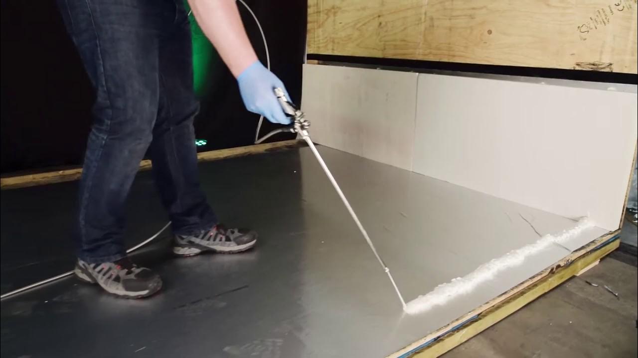 QDEK 3001 Tutorial Polyurethane Roof Insulation Adhesive YouTube