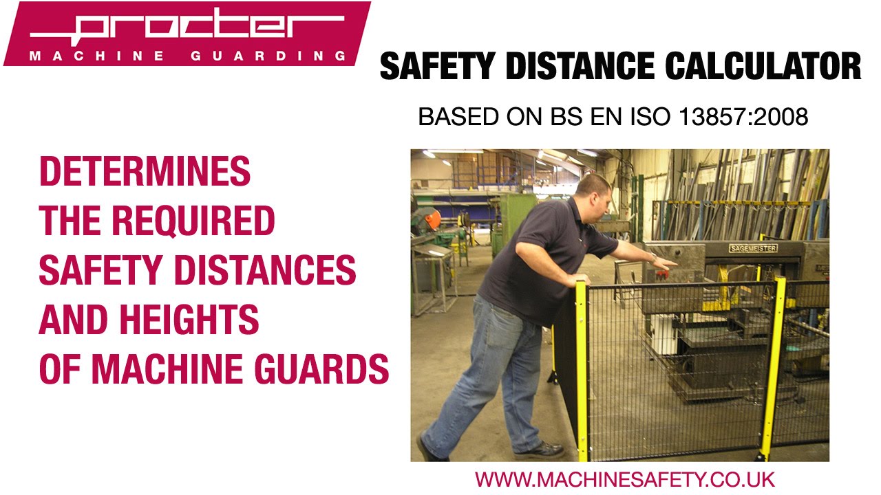 Safety Distance Calculator for Machine Safety - YouTube