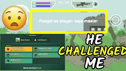 He Challenged Me | What happens? | Op Gameplay | Mini Militia | da2 |