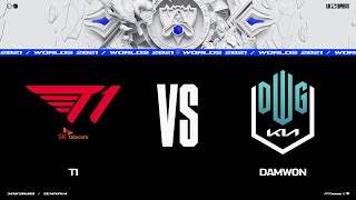 DK vs. T1 | Worlds Semifinals Day 1 | DWG KIA vs. T1 | Game 1 (2021)