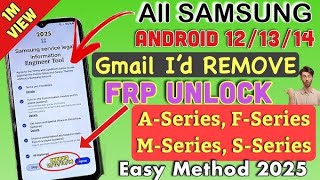 🔓 Samsung FRP Bypass 2025 | Android 15/16 | 100% Working New Method | No PC Needed