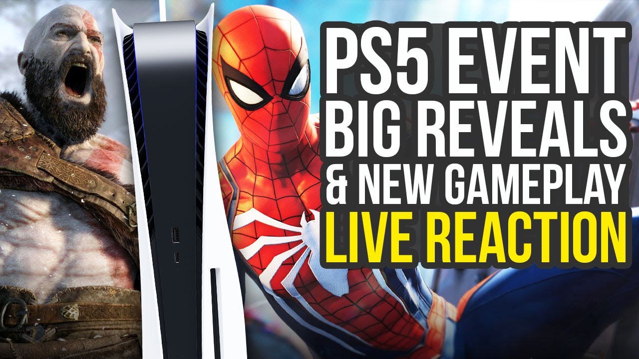 PlayStation 5 Event 2021 Reaction God of Spiderman 2 More (PS5 Event) - YouTube