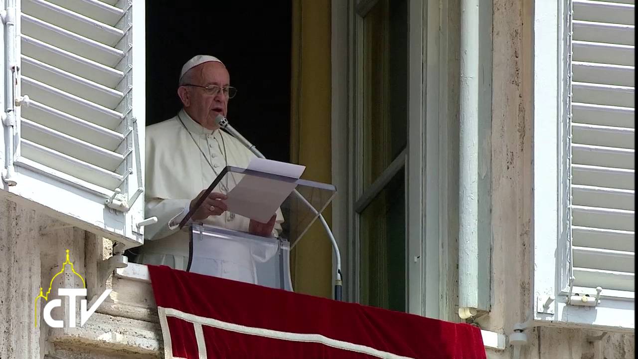 Papa dopo angelus appello rifugiati 19-06-2016 papa francesco wikipedia