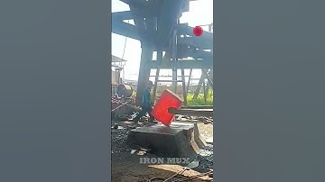 Creating Flanges Using Iron Billet #iron #flange