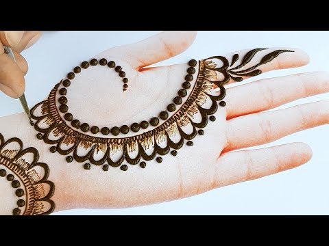 Easy Mehndi Designs For Front Hands Simple Henna Designs Easy