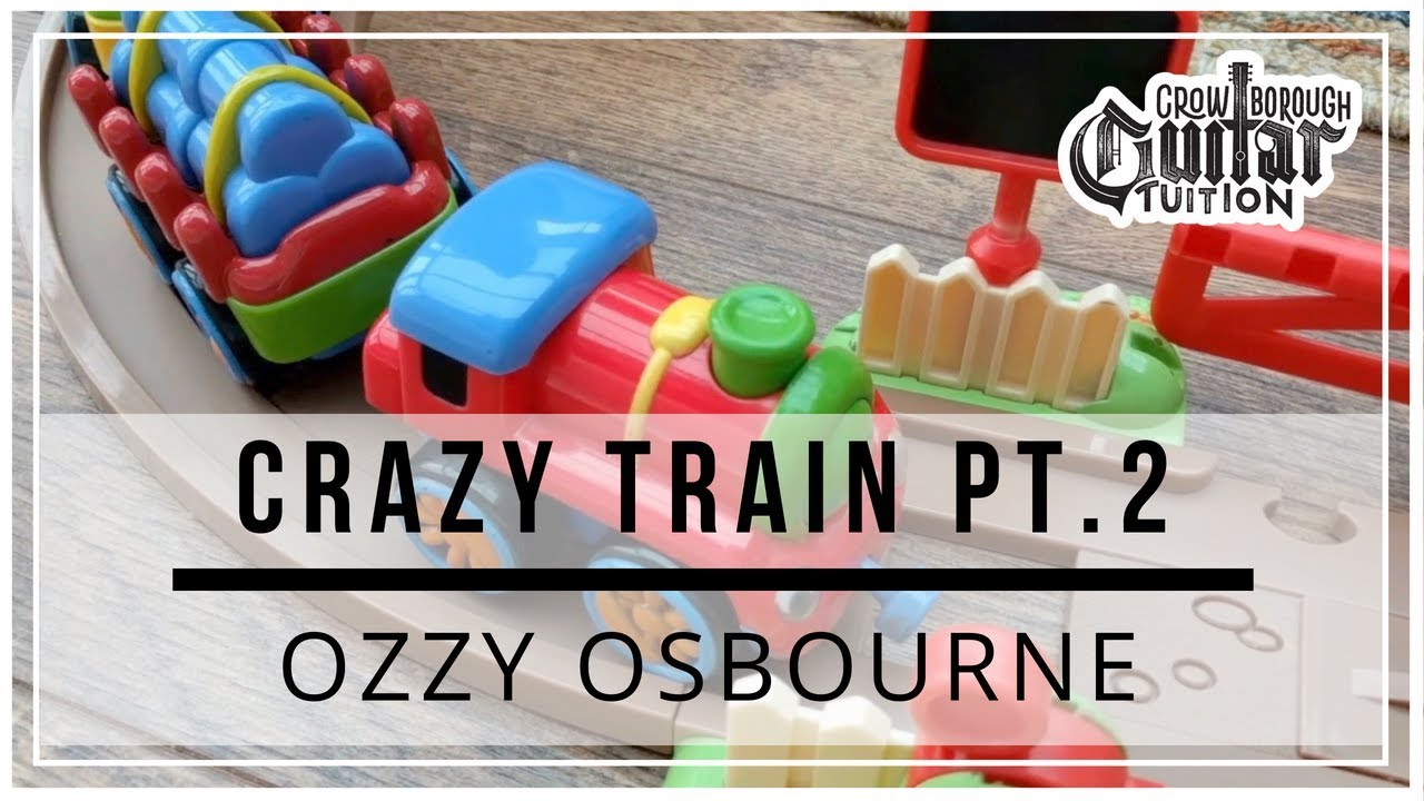 How to play Crazy Train Verse by Ozzy Osbourne on guitar YouTube