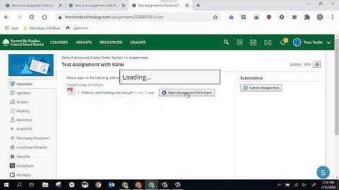 Kami and Schoology for Students