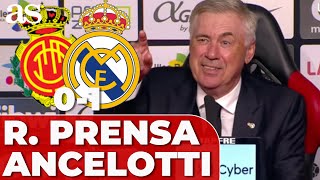 CARLO ANCELOTTI, rueda de prensa completa | Real Malllorca 0  Real Madrid 1