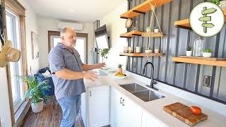 53ft Used Shipping Container Converted into Beautiful Tiny House - Full Tour