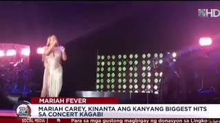 Mariah Carey, Binirit ang kanyang biggest hits sa Araneta Coliseum 10/26/2018