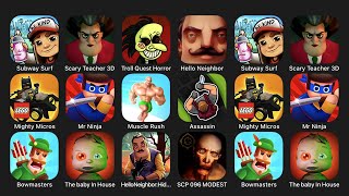 Subway Surf, Scary Teacher 3D Aflying Art, Troll Quest Horror, Hello Neighbor New update.... screenshot 4