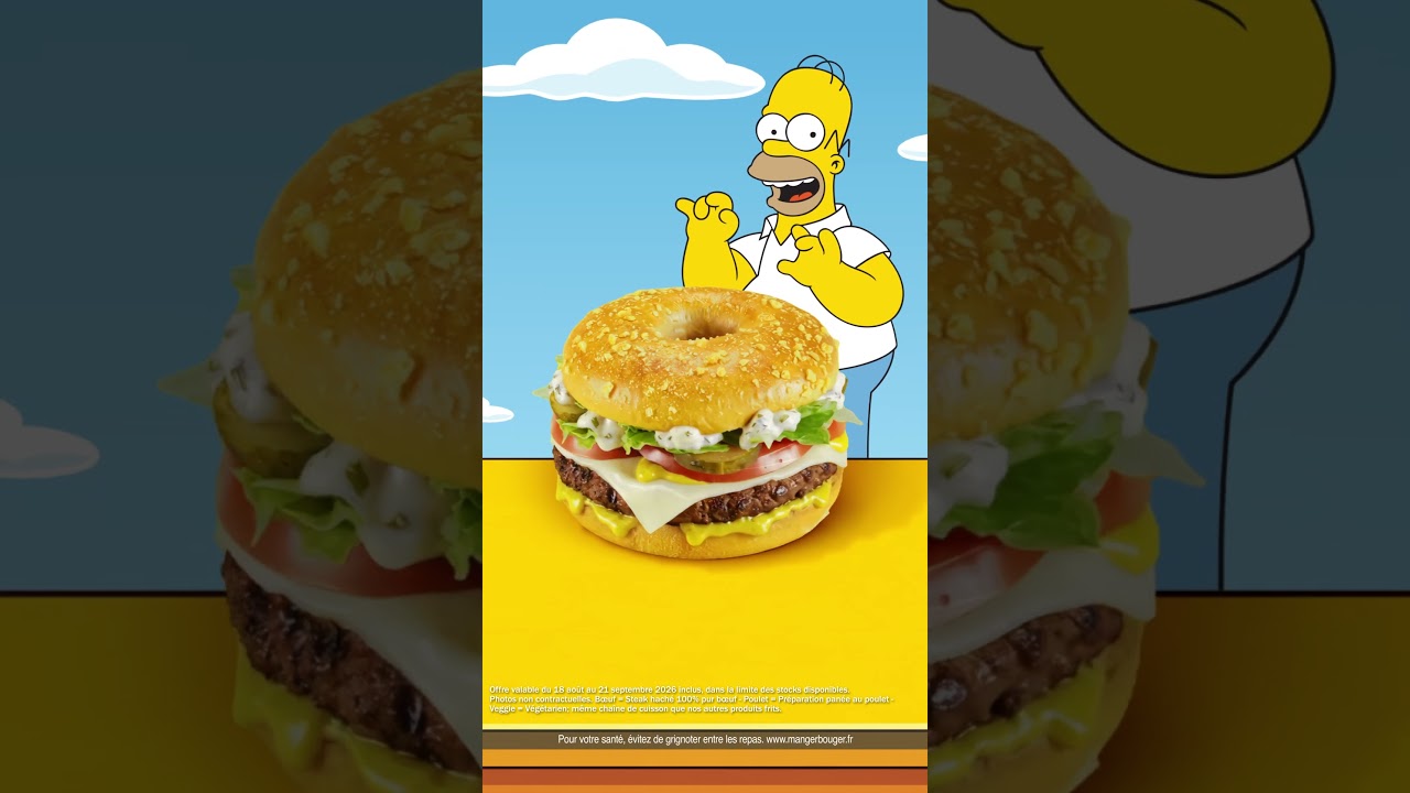 Les Donut Burgers inspirés des Simpsons™ sont là !