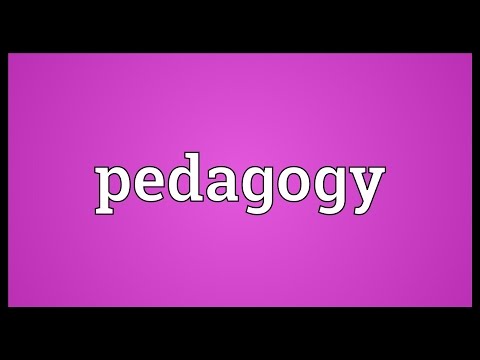 Pedagogy Meaning