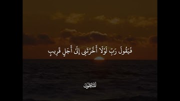مغربية حجازية مميزة من سورة المنافقون - القارئ صالح الأنصاري 🍃🌷
