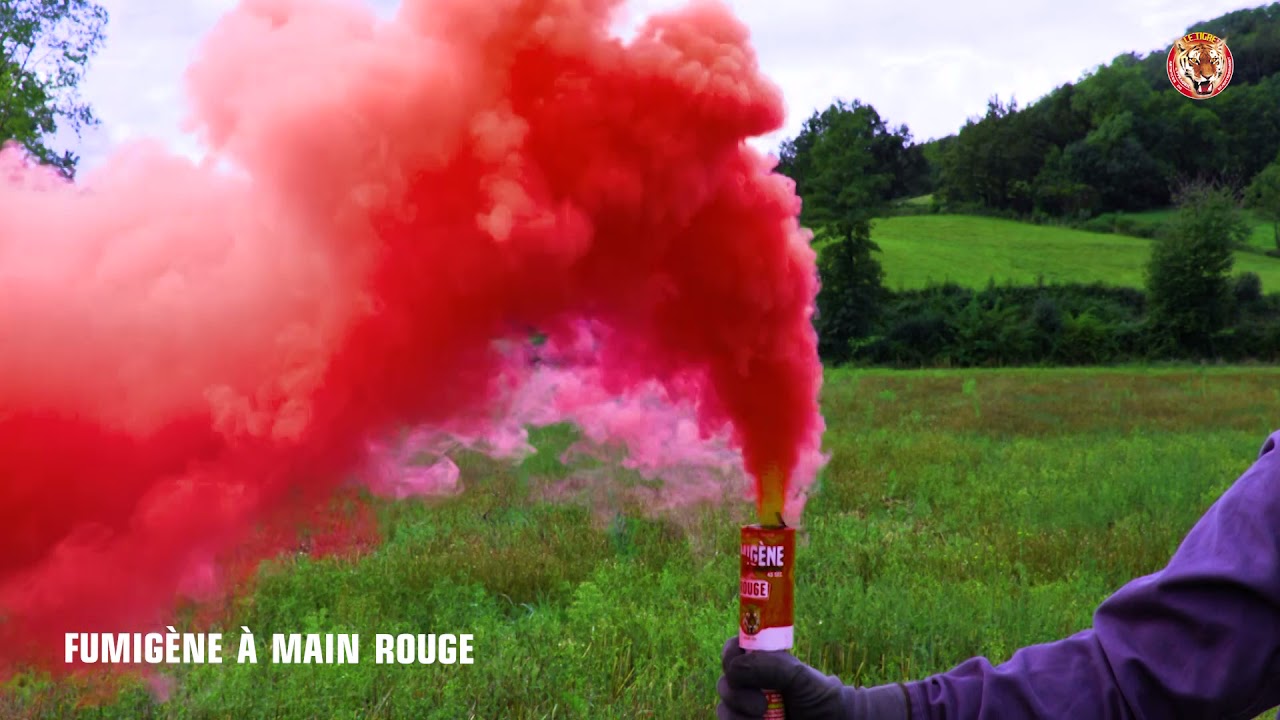 Fumigène à main Gender Reveal Baby Rose 45 secondes Pyragric