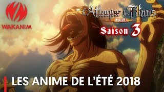 Les Anime De Lété 2018 Sur Wakanim 