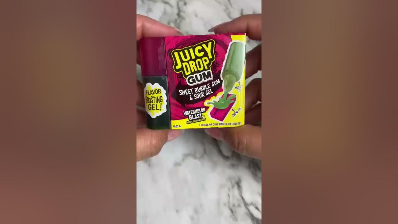 NEW Juicy Drop Sour Bubble Gum #shorts