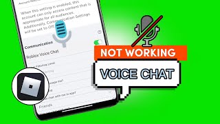 How To Fix Roblox Voice Chat Not Working on Android | Roblox Voice Chat issue