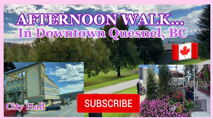 AFTERNOON WALK IN DOWNTOWN QUESNEL, BC with Aunt S...