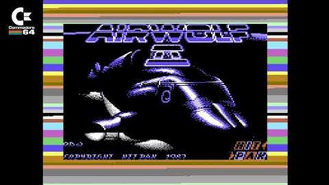 Airwolf II (Elite Systems 1987) - C64 Loading Screen / Title Music / Main Menu Archive