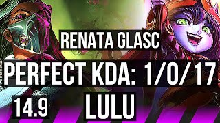 RENATA GLASC & Nilah vs LULU & Twitch (SUP) | 1/0/17 | EUW Master | 14.9