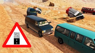 BeamNG Drive - Gavril H Series Remaster Racing On The Long Bumpy Desert Road