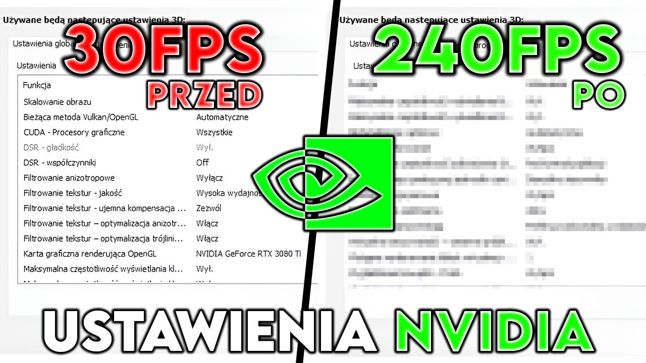 Jak zoptymalizować panel sterowania nvidia pod Fps |Poradnik|