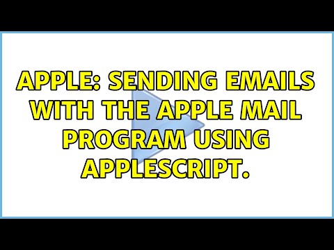 Apple: Sending emails
