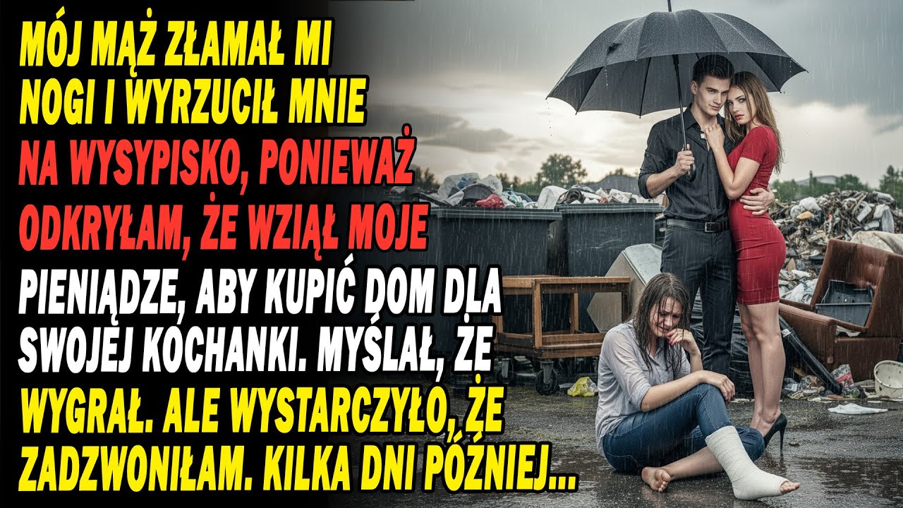 💔😱 Mój Mąż Złamał Mi Nogi I Wyrzucił Mnie Na Śmietnik, Bo Odkryłam, Że Kupił Dom Dla Kochanki... 🏠💔