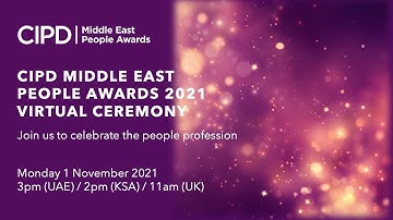 CIPD Middle East People Awards 2021