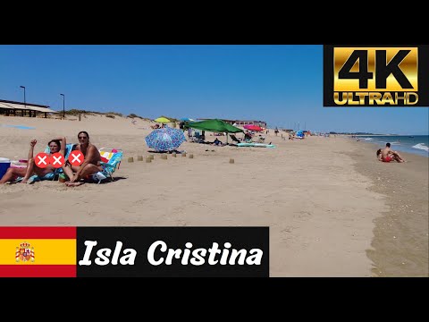 Isla Cristina Beach: Andalusia 🇪🇸【4K】Spain
