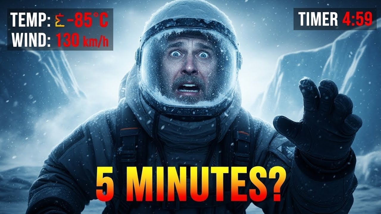 Can You Survive 5 Minutes in the Frozen Antarctic?