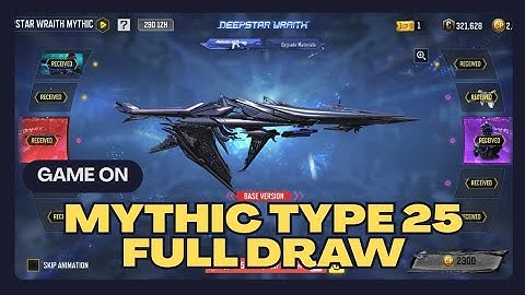 🔥 New Mythic Type 25 Full Draw & Total CP #codm #mythictype25 
