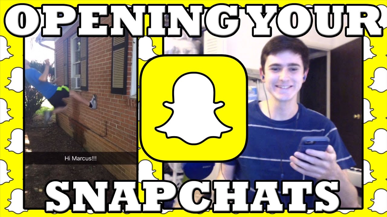OPENING FAN SNAPCHATS!! YouTube
