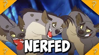 Why were the hyenas so NERFED In The Lion King