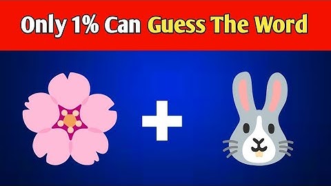 Guess The Word By Emoji | Emoji Quiz Challenge 2025 #BrainTest4u