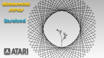 ATARI 8-Bit demoscene - Unsolved (fractals) by Masters Of Electric City (SV 2019)