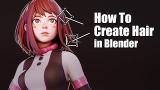 Easiest Way To Create Hair in Blender  5 Minute Tutorial