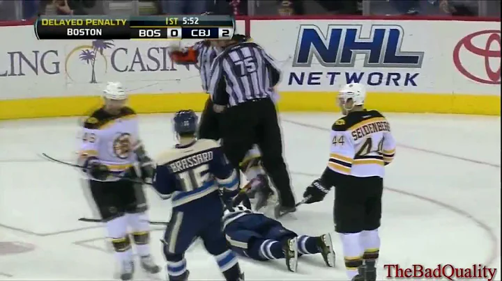 Lucic is mad and takes stupid penalty on Umberger