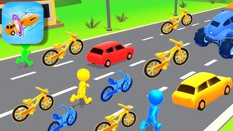 Shape-Shifting Game Walkthrough All Levels IOS Android Gameplay Car Vs Helicopter Cycle Racing 🏁🚲✌️