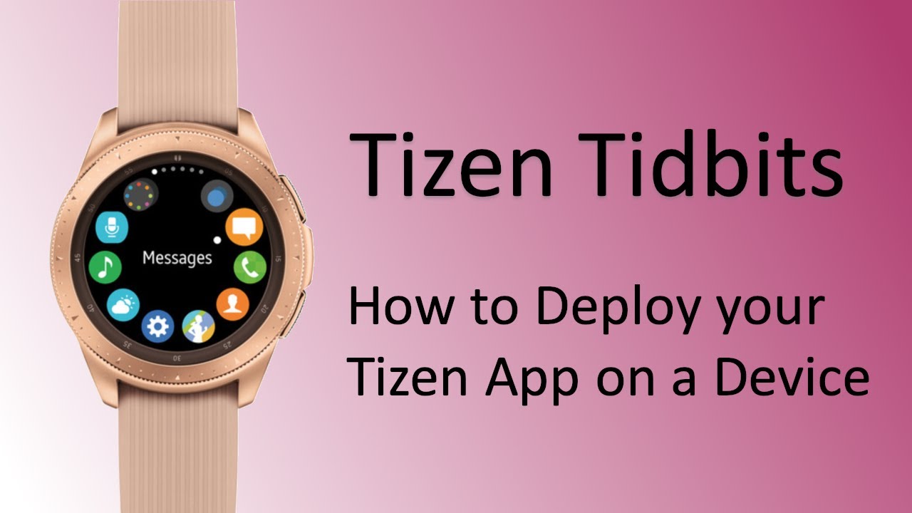 tizen watch app