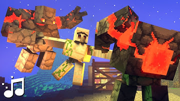 ♪ TheFatRat MAYDAY feat. Laura Brehm [Iron Golem Vs Redstone Golem] Minecraft Animation Music Video