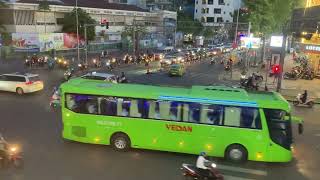 Rush Hour traffic in Ho Chi Minh #vietnam